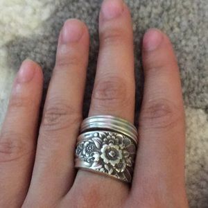 🥄Floral SPOON ring